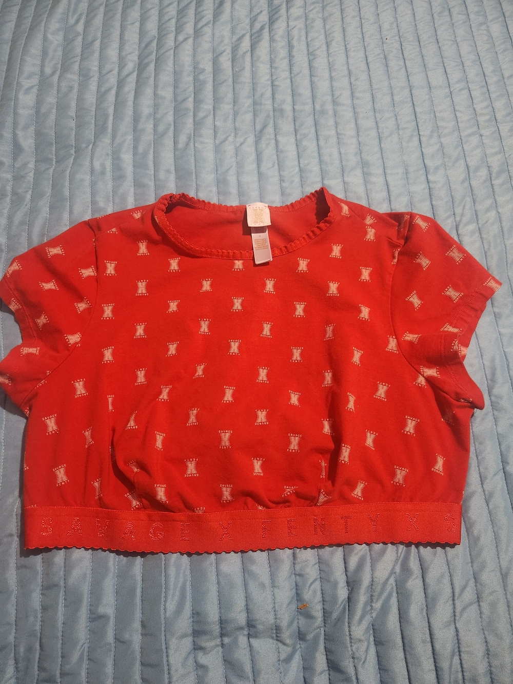 Savage Fenty Short Sleeve Crop Top